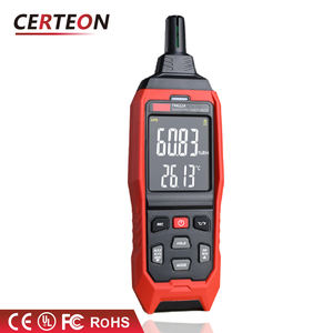 USB 충전식 휴대용 온습도계 분리형 프로브 포함 이슬점 측정 환경 테스터 - Product Image 1