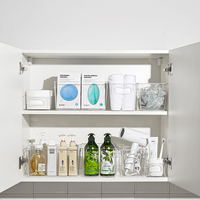 Rayonnage de rangement en plastique pour 4 bouteilles, de style européen et rustique, supports de fer, organisateur, pour le bureau ou le mur