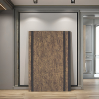 Personnalisé PVC PS 3D Panneau mural étanche Décoration intérieure Fibre de bambou pour usage de bureau Solution de conception graphique Prix d'usine
