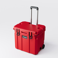 Glacière à roulettes isolée de 31 L avec poignée télescopique pour le camping – Vente directe usine