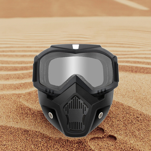 <span class=keywords><strong>Gafas</strong></span> integradas para motocicleta para exteriores, todoterreno y esquí, a prueba <span class=keywords><strong>de</strong></span> viento, resistentes a salpicaduras, <span class=keywords><strong>gafas</strong></span> tácticas para ciclismo - Product Image 1