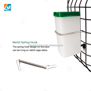 Yyb 500ml 1L nhựa tự động chai nước Thỏ thép không gỉ động vật gặm nhấm núm vú uống cho lồng - Product Image 3