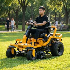 Envío Gratis Directo de Fábrica: Cortacésped Profesional de Giro Cero con Volante y Ancho de Corte de 54 Pulgadas para Servicios Forestales Municipales - Product Image 1