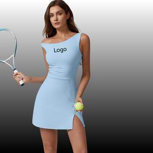 Robe de sport d'été pour femmes, haute élasticité, séchage rapide, avec poches, pour le tennis, le golf, le yoga et l'entraînement - Product Image 2