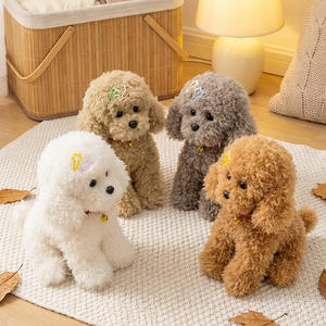 Peluche <span class=keywords><strong>Bichon</strong></span> Frisé Personnalisée - Peluche Caniche Personnalisable OEM/ODM, Adorable Peluche Chien Doux pour Cadeaux et Branding - Product Image 3