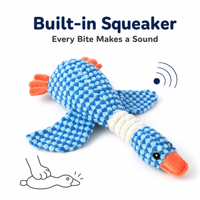 Jouet en peluche couineur pour chien, jouet à mâcher doux pour la dentition, compagnon de confort pour chiots et chiens de petite et moyenne taille, jeu d'intérieur, lavable
