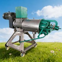 Presse à vis fiable pour la séparation solide-liquide, machine de déshydratation automatique du fumier animal, déshydratation du fumier de vache