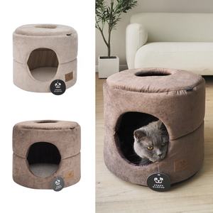 Peppy Buddies Lit tunnel pour chat de haute qualité Cachette de chat d'intérieur universelle pour toutes les saisons <span class=keywords><strong>Cave</strong></span> à chat - Product Image 3