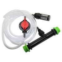 Excelente Herramienta Agrícola de Plástico Negro para Riego, Tubo Venturi de 1/2 y 3/4 Pulgadas, Inyector de Fertilizante por Succión