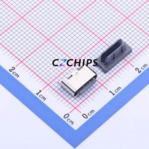 YTC-TC6ST-50 USB Connector SMD Connector ( Connector Type: Type-C )( Gender: Female )( Mounting Type: Vertical Mount ) - Product Image 1
