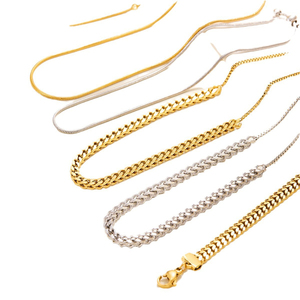 Pulsera de Acero de Titanio de Moda, Chapada en Oro de 18K, Cadena Simple y Versátil para Mujer, Sin Decoloración, Sin Alergias - Product Image 6