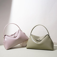 Sac à main de banlieue en cuir véritable au design de niche, grande capacité, simplicité urbaine, deux sangles, fermeture à loquet, sensation haut de gamme, porté épaule