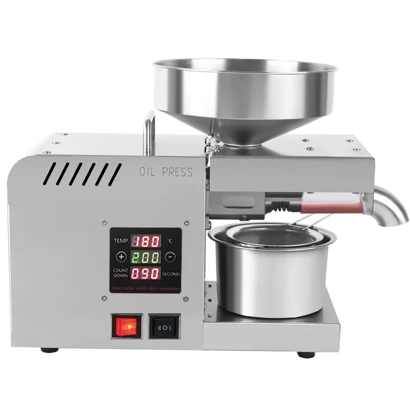 X5S Oil Press Machine Avocado Castor Flax Peanut Sunflower Peanut Pine Seed Kernel Oil Press Machine