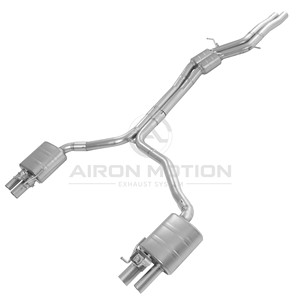 Convient aux Audi S6/S7/<span class=keywords><strong>RS6</strong></span>/RS7, échappement arrière en acier inoxydable avec soupape arrière, améliore les performances et un son agressif. - Product Image 3