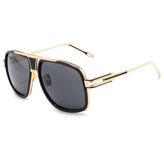 Cool Colorful Metal Frame Double Bridge Trendy Sunglasses