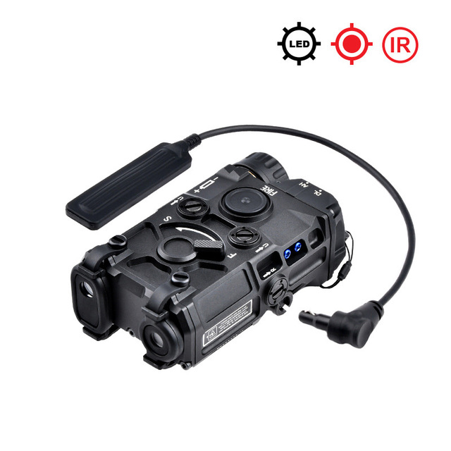 Tactical Pointer Red and Green Laser Infrared White Strobe Light CNC Aluminum Alloy Hunting Scope Accessories