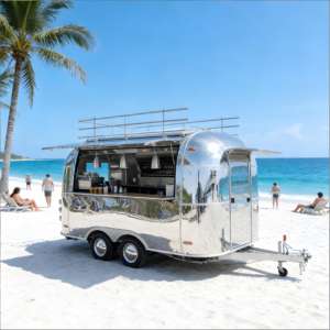 Food Truck Hawaïen <span class=keywords><strong>de</strong></span> <span class=keywords><strong>Poke</strong></span> <span class=keywords><strong>Bowl</strong></span> avec Station <span class=keywords><strong>de</strong></span> Poisson Frais et Comptoir à Glace Pilée pour Bowls <span class=keywords><strong>de</strong></span> <span class=keywords><strong>Thon</strong></span> Ahi, <span class=keywords><strong>Poke</strong></span> <span class=keywords><strong>de</strong></span> Saumon et Glace Arc-en-ciel - Product Image 3