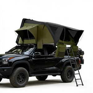 Tienda de Campaña de Techo Rígida Impermeable de Doble Capa de Aluminio para 4 Personas, para Campamento Todoterreno 4x4 - Product Image 2