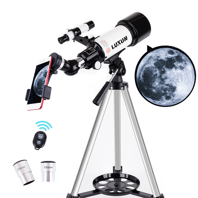 LUXUN Telescope 40070 Astronomical Refracting Portable Travel Telescope for Astronomy 40070 Beginners Kids Adults