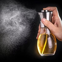 Vente en gros de vaporisateur d'huile et de vinaigre manuel en acier inoxydable écologique pour la cuisine, outil de cuisine, ustensile