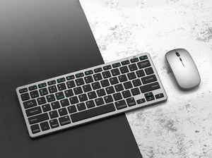 Nhà máy trực tiếp siêu mỏng có thể sạc lại Bàn phím không dây và chuột <span class=keywords><strong>Combo</strong></span> cho máy tính xách tay và máy tính bảng-Lý tưởng cho văn phòng sử dụng - Product Image 4