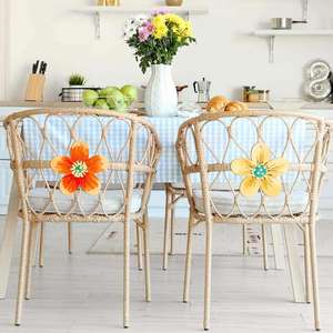 High-Quality Wooden Home Decoration Flower Shape Spring <b>Ornament</b> Unfinished Wood Pieces Cutouts Hanging Crafts - Product Image 3