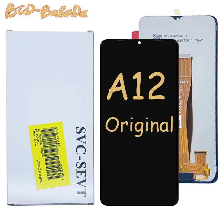 Wholesale Original Electronics Parts Mobile Phone Accessories Lcd Mobile Phone Lcd For Samsung Galaxy A12 A125