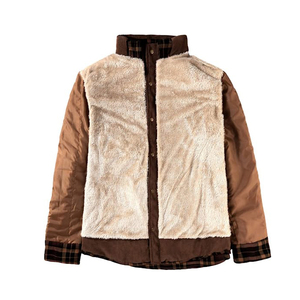 2024 High-quality Details <strong>Winter</strong> Thick Flannel Plaid Jacket Customize 100% Cotton <strong>Shirts</strong> for Man - Product Image 6