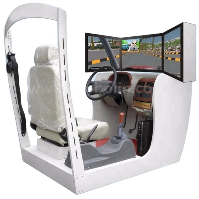 3 Screen Driving School Car Training Simulator Good Price