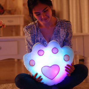 Cuscino luminoso placing di notte per bambini giocattolo bagliore LED peluche leggero - Product Image 6