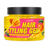 Haar Gel met Sterke Hold, Groothandel, Lichtgewicht, Anti-Klit, Vormgevend, Glansgevend, voor Afrikaans Haar