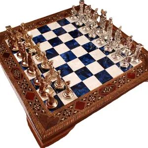 Custom Chess Set Board Retro Light Luxury Game Adult Game Luxury Indoor Puzzle Game