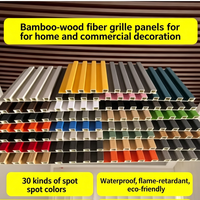 Panneau mural rainuré WPC moderne personnalisé de qualité supérieure, imperméable, insonorisant, décoratif pour salle de bain, entrepôt, intérieur