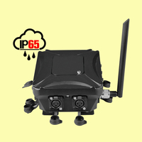 NEBULA Répartiteur DMX manuel étanche IP65 8 ports isolés XLR 3 broches, charge maximale 10W pour éclairage de scène