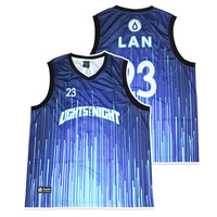 Maillot de basket réversible en twill pour jeunes, streetwear personnalisé, brodé pour équipes scolaires, pour enfants