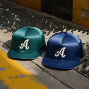 Casquette Snapback en Nylon à 5 Panneaux Personnalisée OEM avec Logo Brodé 3D, Casquette de Haute Qualité Non Structurée - Product Image 1