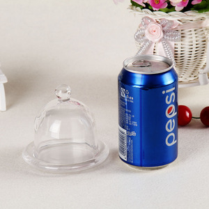 Clearly Small Size Creative Glass Cover <strong>Dessert</strong> Plate Pearl Rim Mini Cake Display Stand Dome Candle Jar Decorative <strong>Dessert</strong> <strong>Tray</strong> - Product Image 6