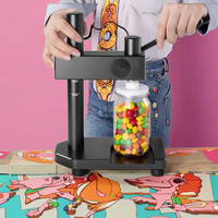 Scellant manuel pour bouteilles et bocaux en PET-Machine de fermeture à bouchon à vis en aluminium pour jus, sodas et snacks
