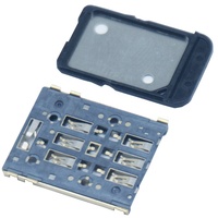 Type Push Pull SMT étanche à 7 broches H = 7.38mm avec connecteur de carte Nano Sim Cato Tray