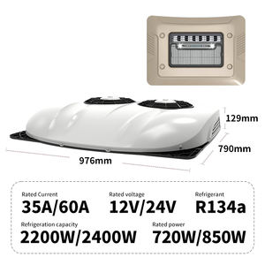 Climatiseur de stationnement sur le toit 12V 24V pour camions camionnettes campeurs véhicule alimenté en courant continu AC 1800W climatiseur de stationnement automatique - Product Image 2