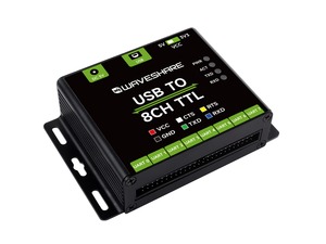 Convertisseur USB industriel vers TTL 8 canaux, circuits de protection multiples USB vers UART, prise en charge de plusieurs systèmes, adaptateur USB vers TTL K764 - Product Image 1