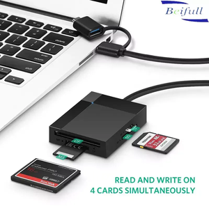 2 in 1 USB tip C OTG USB kart okuyucu USB 3.0 Hub adaptörü çin'de yapılan - Product Image 4