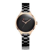 Montre à quartz Curren 9015 à petit cadran pour femmes, montre étanche, montre décontractée, cadeau élégant et simple pour femmes