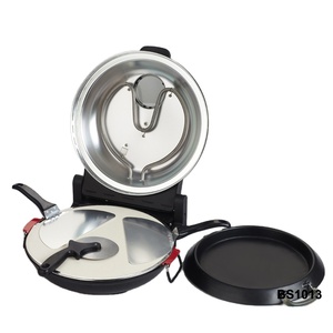 Mini machine à pizza 30cm avec plaque <span class=keywords><strong>de</strong></span> cuisson en céramique four à pizza au <span class=keywords><strong>feu</strong></span> <span class=keywords><strong>de</strong></span> <span class=keywords><strong>bois</strong></span> à usage domestique - Product Image 4