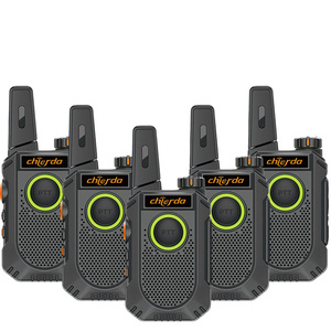 <span class=keywords><strong>Walkie</strong></span> <span class=keywords><strong>Talkie</strong></span> Chierda TC18 con Doble PTT, Carga Tipo-C, Sincronización de Frecuencia con un Clic, Protección de Código Anti-Rotura - Product Image 1