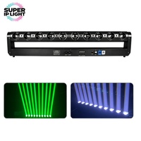 Barre de lumière matricielle mobile DMX 512 RDM en aluminium 10x40W RGBW (10 pièces) pour soirées disco