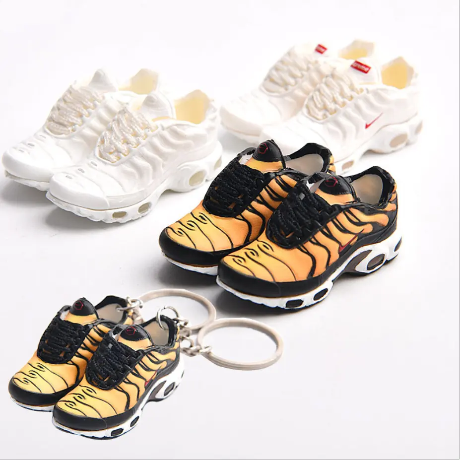 2023 new Design Sports Mini Sneaker Key Chain 3D mini shoe key chain max NK TN