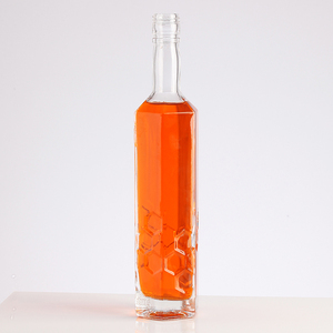Venta caliente 500ml precio muy barato exquisito grabar botella de vino de vidrio con tapa de rosca - Product Image 5