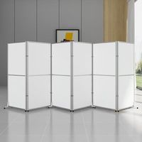 Paravents de bureau mobiles pliables, cloisons amovibles en MDF, barrières de prévention des épidémies de style chinois pour usine et atelier