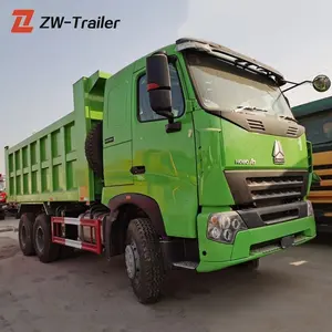 Sinotruk Heavy Duty Thương Hiệu Mới Howo 6X4 A7 Mô Hình 371hp 375hp Diesel Tipper Xe Tải Dump